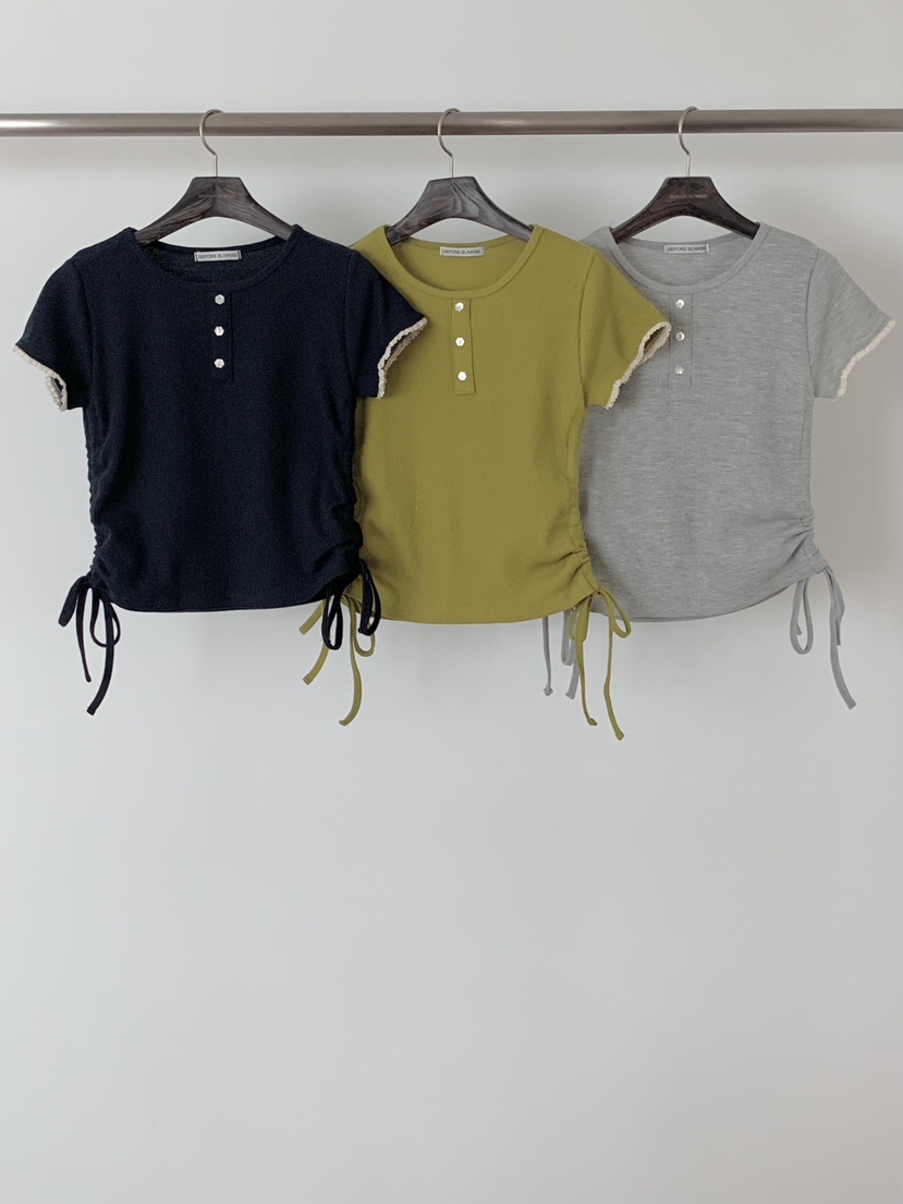 BEFORE SUNRISE韓國東大門代購女士新品休閑時尚推薦T恤BEFORE SUNRISET恤