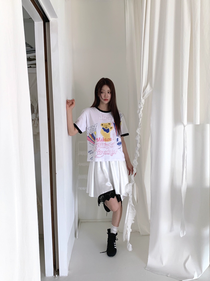 MAISONDEGLORY韓國直郵女裝新款熱賣26春夏裙褲不對稱緞面MAISON DE GLORY裙褲