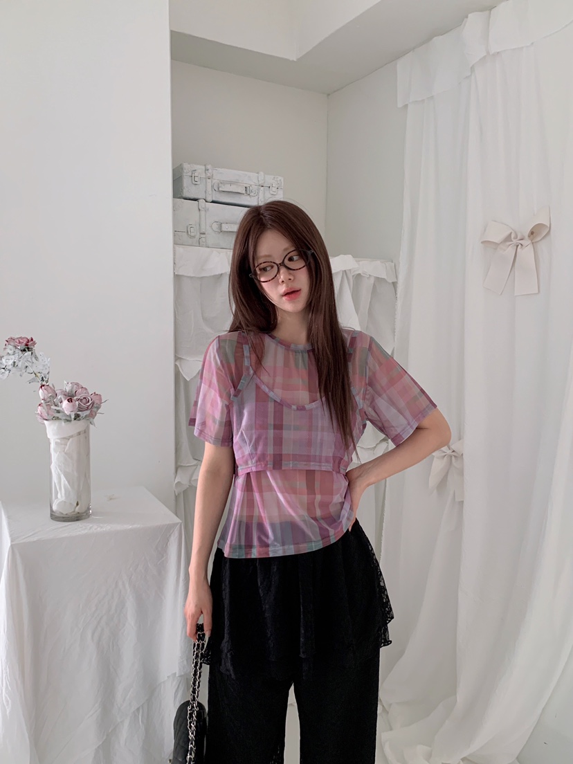 MAISONDEGLORY韓國東大門代購女士新品26春夏時尚職業T恤MAISON DE GLORYT恤