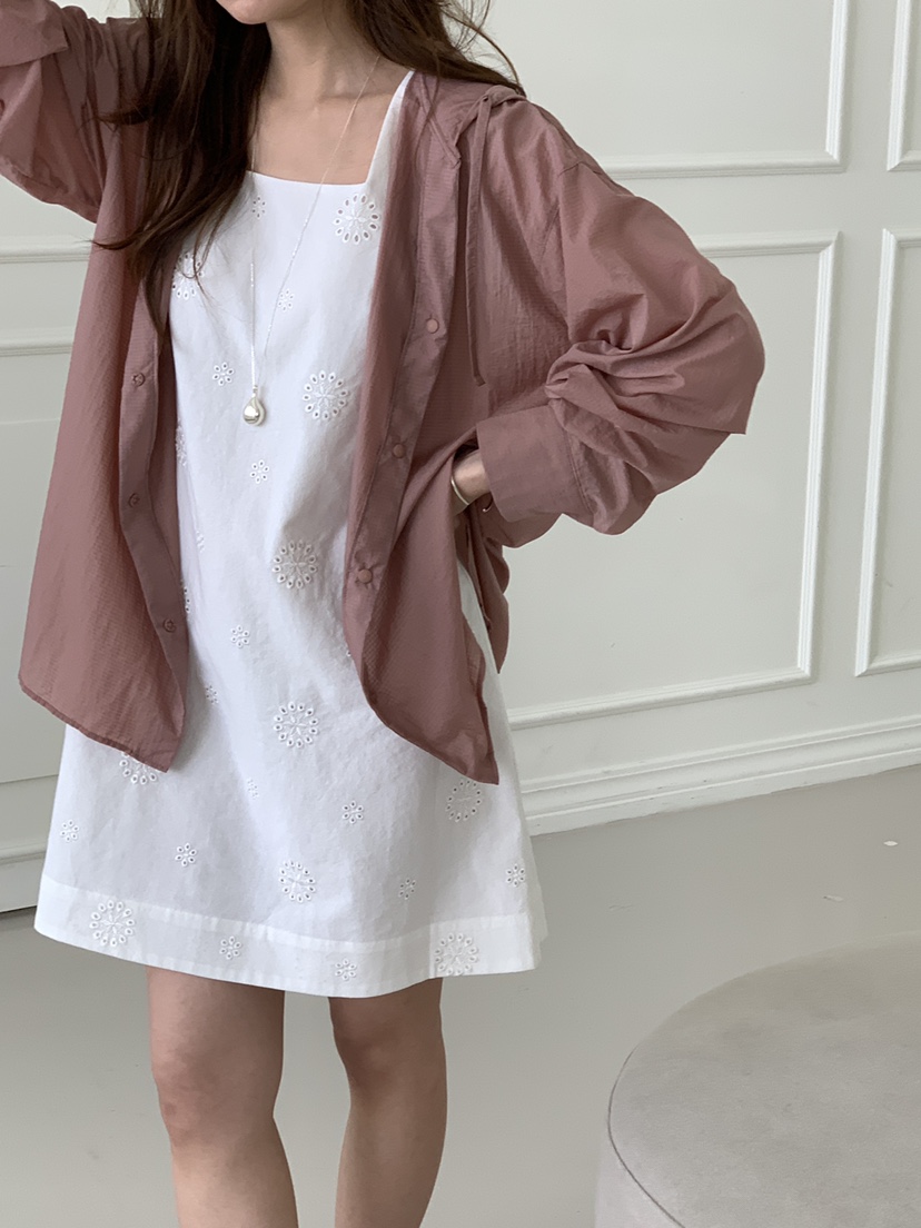 ATHEA東大門實拍韓國女裝新品26春夏職業休閑26夏季夾克連帽ATHEA夾克圖色2