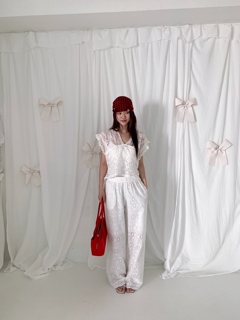 MAISONDEGLORY韓國代購女裝新款推薦熱賣26春夏襯衫蕾絲衫蕾絲MAISON DE GLORY襯衫/蕾絲衫