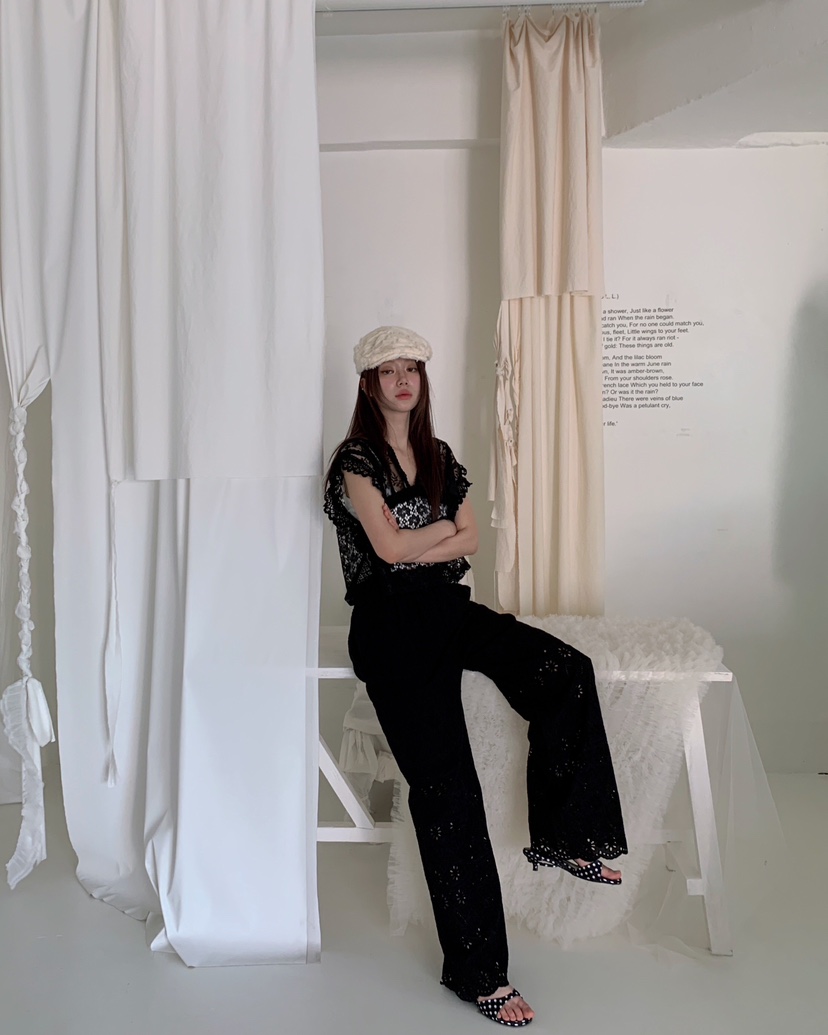 MAISONDEGLORY韓國代購女裝新款推薦熱賣26春夏襯衫蕾絲衫蕾絲MAISON DE GLORY襯衫/蕾絲衫