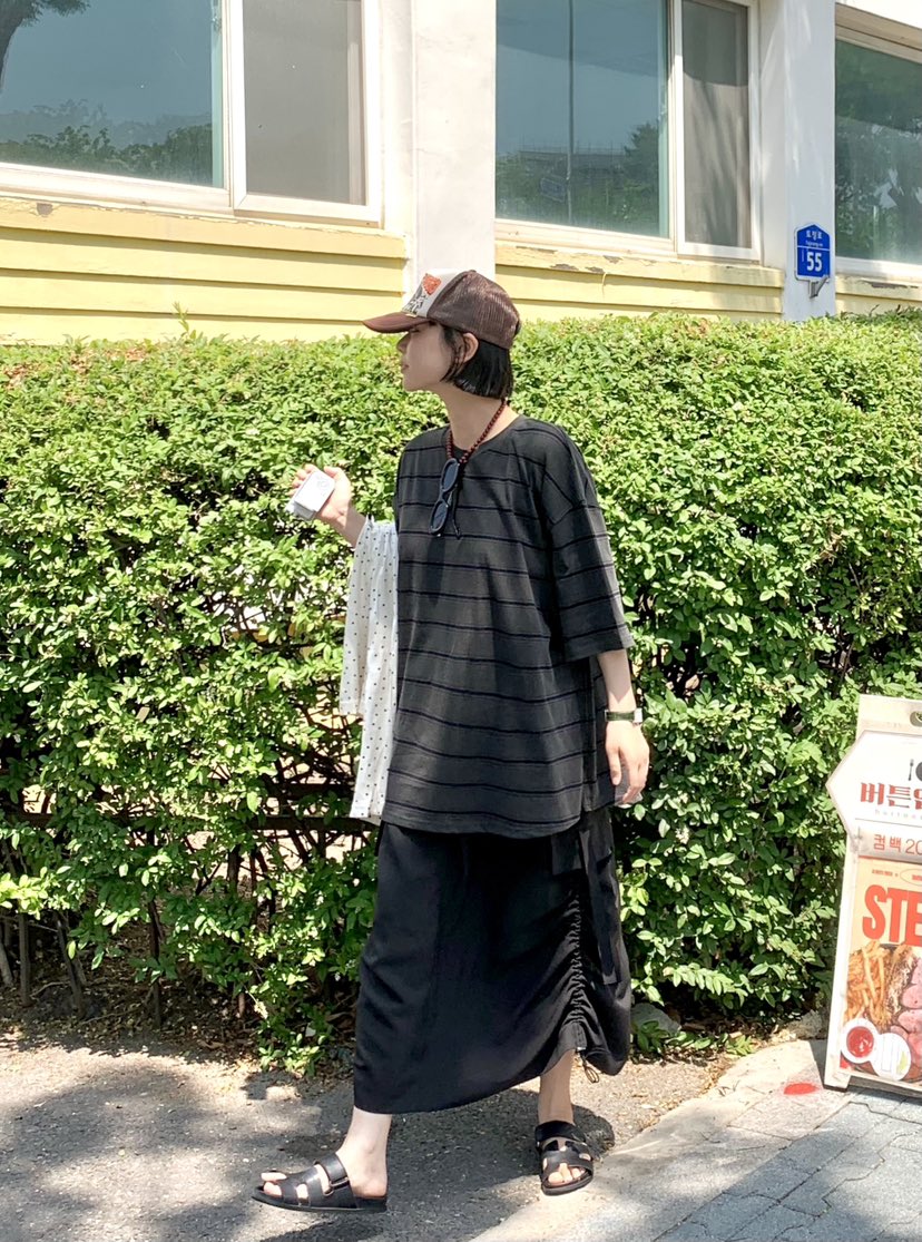 THE LINE-Q韓國直郵女裝新品26夏季推薦休閑人氣26春夏T恤THE LINE-QT恤