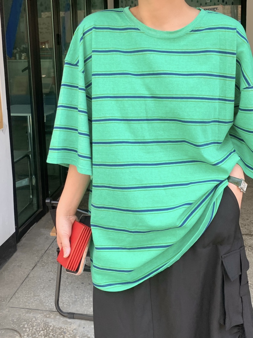 THE LINE-Q韓國直郵女裝新品26夏季推薦休閑人氣26春夏T恤THE LINE-QT恤圖色1