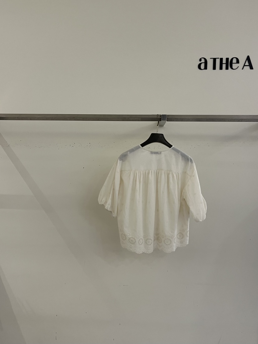 ATHEA韓國直郵女士新款熱賣時尚推薦26春夏休閑襯衫蕾絲衫ATHEA襯衫/蕾絲衫