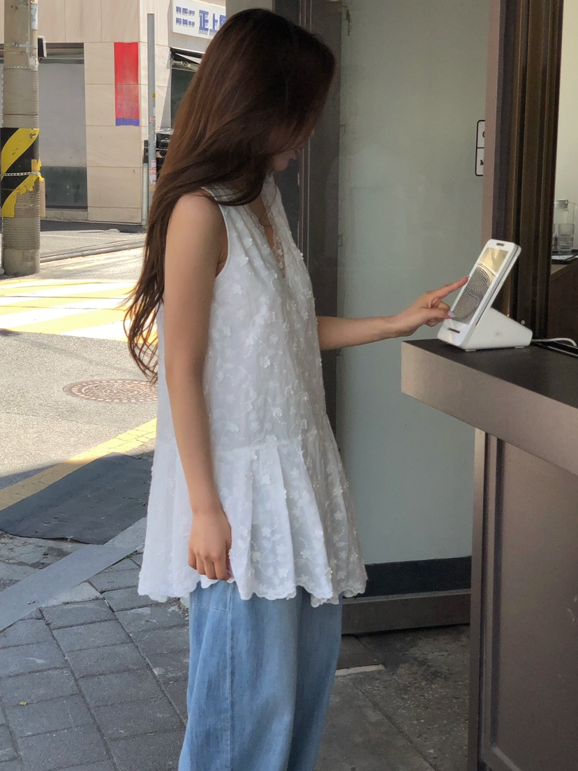 ONDO-P韓國東大門直郵女裝新款推薦職業連衣裙不對稱蕾絲ONDO-P連衣裙