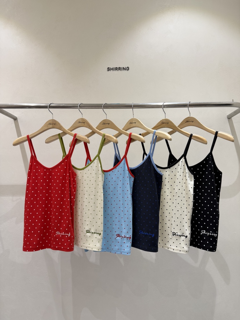 SHIRRING韓國東大門直郵女裝新款時尚26春夏26夏季吊帶背心SHIRRING吊帶/背心