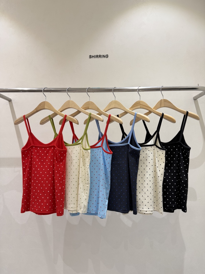 SHIRRING韓國東大門直郵女裝新款時尚26春夏26夏季吊帶背心SHIRRING吊帶/背心