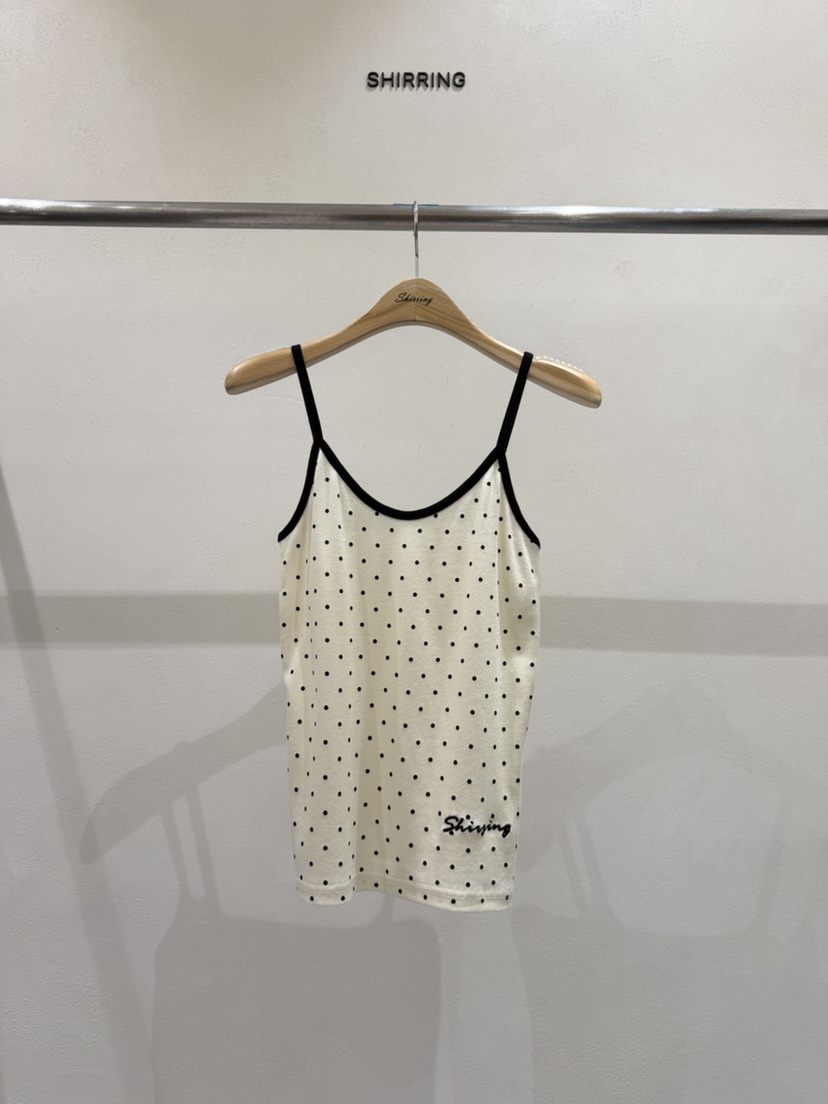 SHIRRING韓國東大門直郵女裝新款時尚26春夏26夏季吊帶背心SHIRRING吊帶/背心圖色2