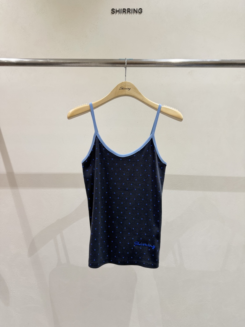 SHIRRING韓國東大門直郵女裝新款時尚26春夏26夏季吊帶背心SHIRRING吊帶/背心圖色3