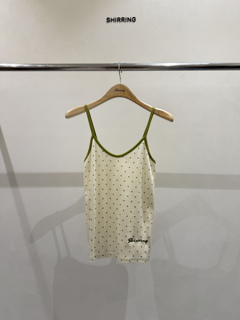 SHIRRING韓國東大門直郵女裝新款時尚26春夏26夏季吊帶背心SHIRRING吊帶/背心圖色5