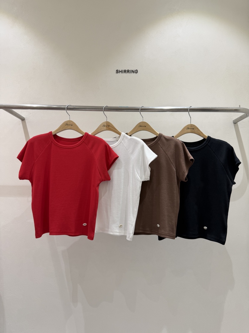 SHIRRING韓國東大門代購女裝新品熱賣推薦人氣休閑26夏季T恤SHIRRINGT恤