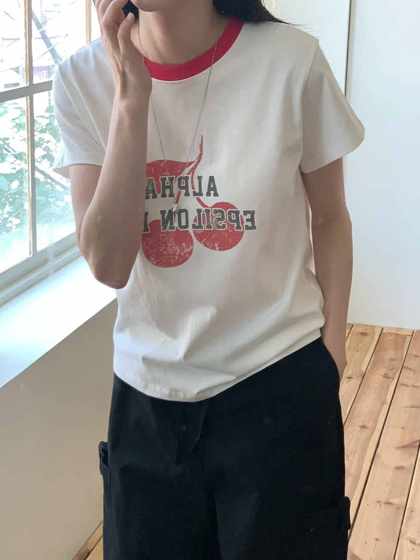 BINUS韓國直郵女裝新款職業熱賣26夏季時尚推薦人氣休閑T恤BINUST恤