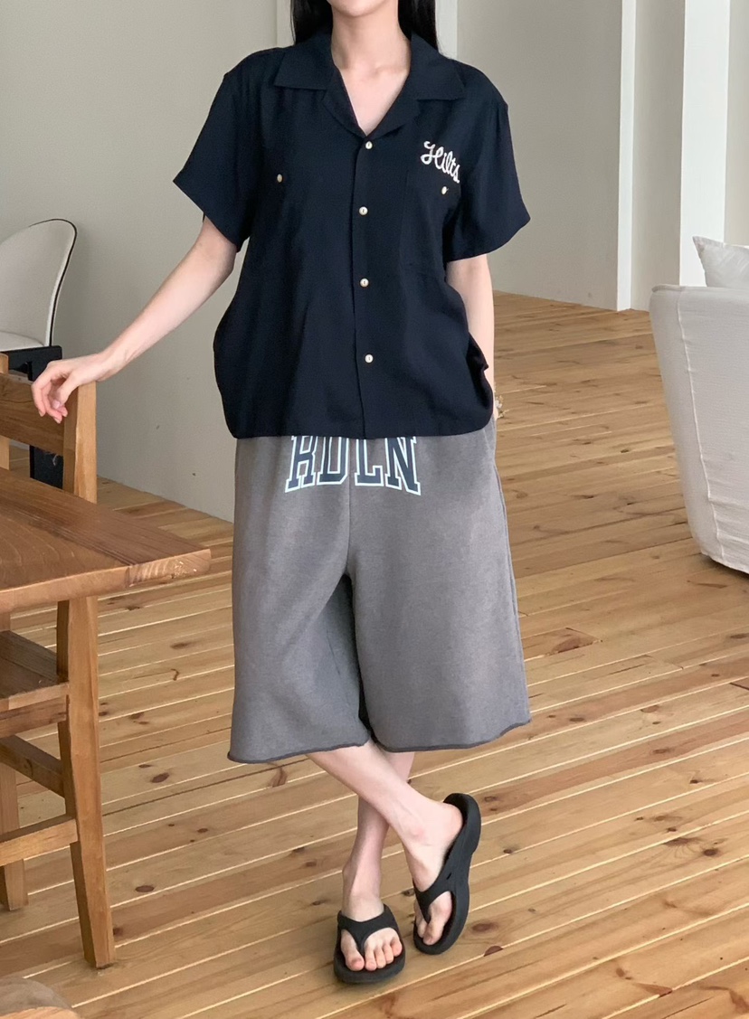 BINUS韓國東大門代購女士新品26春夏26夏季襯衫蕾絲衫刺繡BINUS襯衫/蕾絲衫