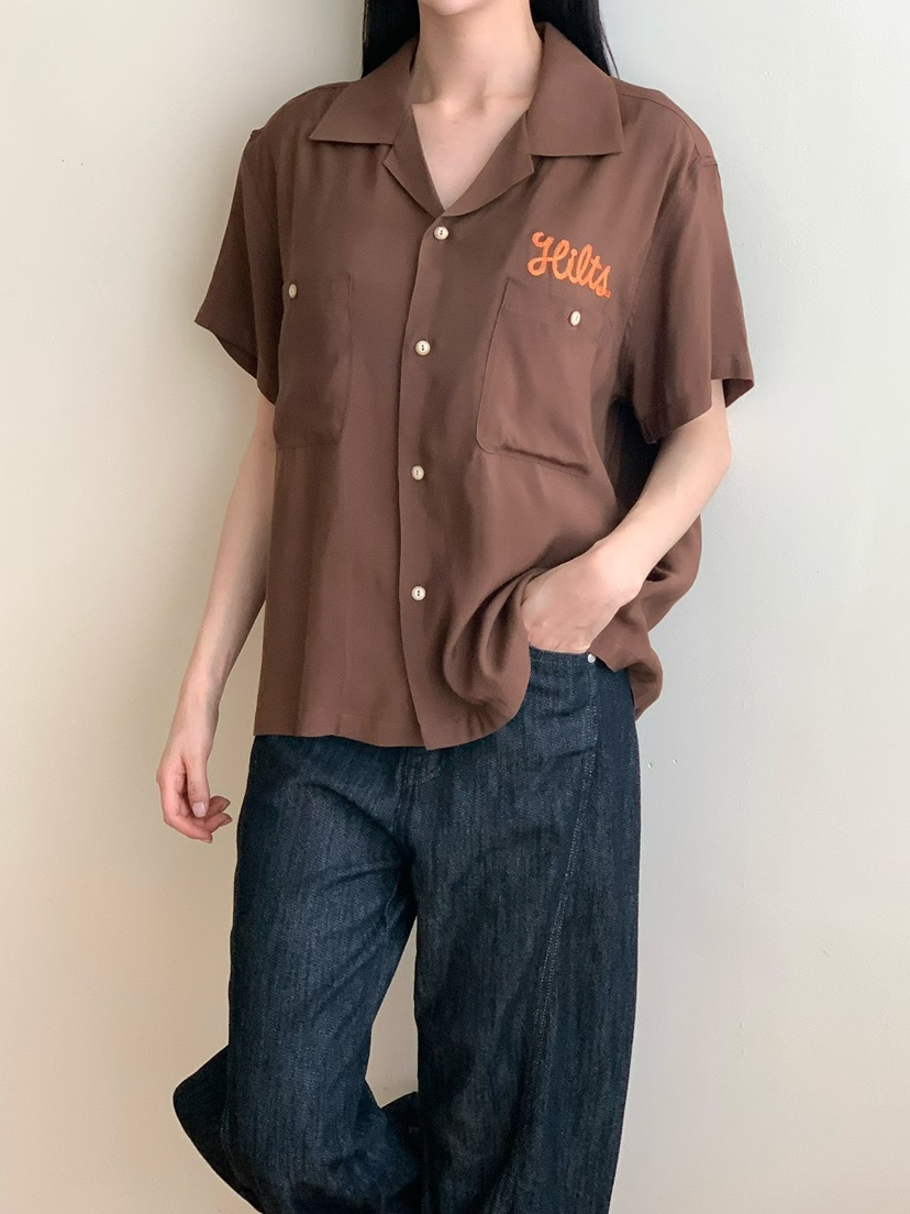 BINUS韓國東大門代購女士新品26春夏26夏季襯衫蕾絲衫刺繡BINUS襯衫/蕾絲衫