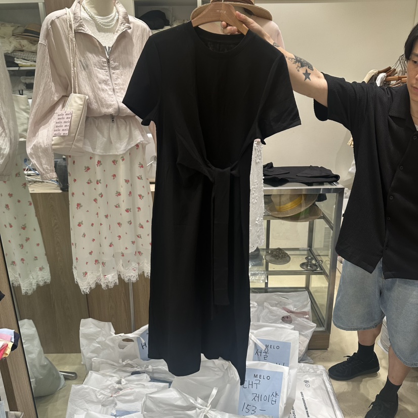 MELO東大門實拍韓國女裝新款時尚職業26春夏休閑人氣連衣裙MELO連衣裙圖色3