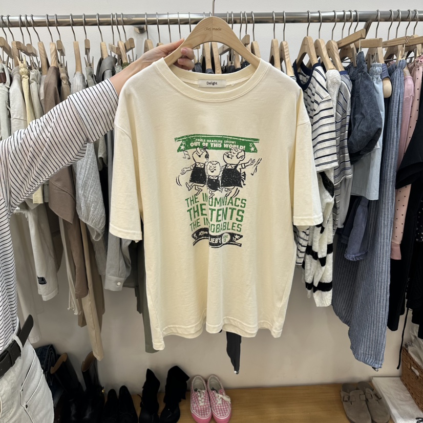 DELIGHT-L韓國東大門直郵女裝新款職業時尚26春夏26夏季T恤DELIGHT-LT恤圖色2