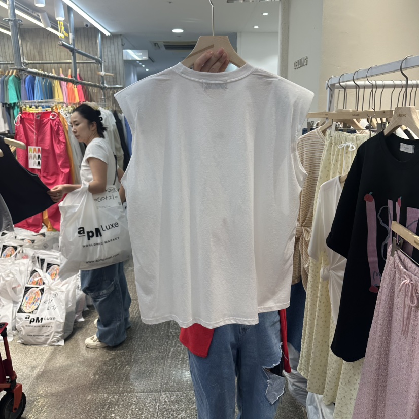 DELLING韓國東大門代購女裝新款職業人氣26夏季休閑吊帶背心DELLING吊帶/背心