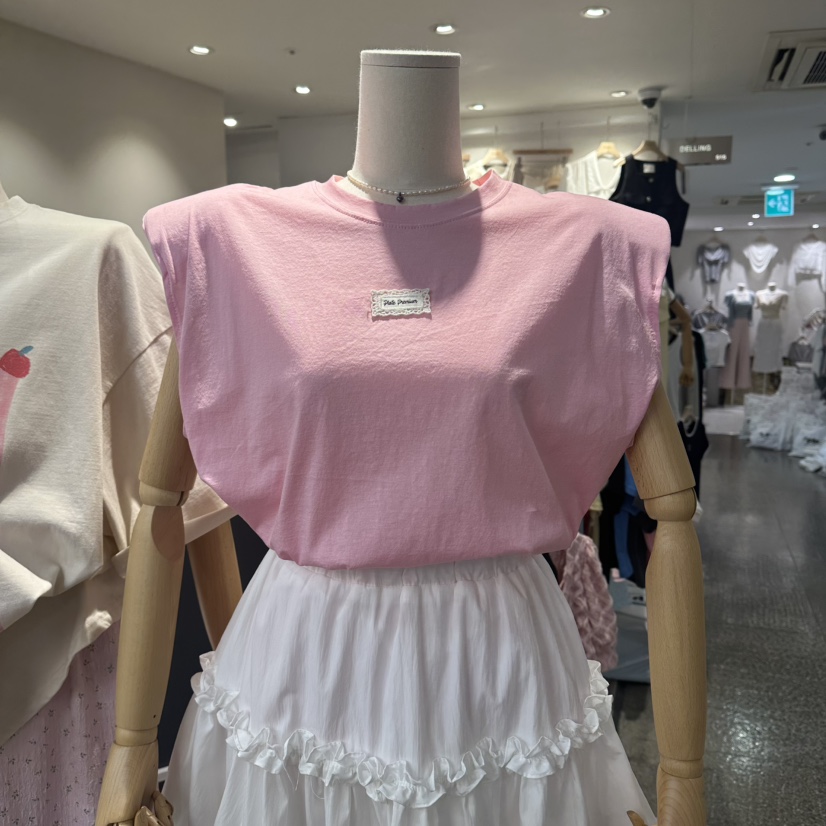 DELLING韓國東大門代購女裝新款職業人氣26夏季休閑吊帶背心DELLING吊帶/背心圖色2