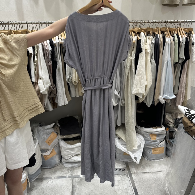 G.I-L韓國東大門代購女裝新品時尚休閑26春夏連衣裙含腰帶G.I-L連衣裙