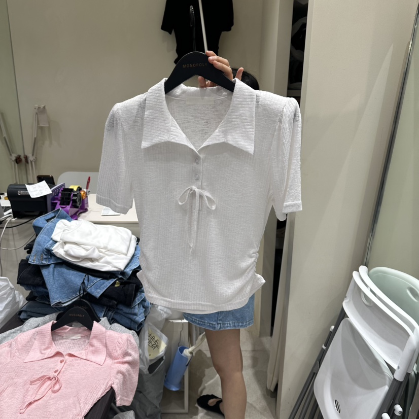 MONOPOLY韓國直郵實拍女裝新款職業26夏季人氣休閑熱賣T恤MONO_POLYT恤圖色1