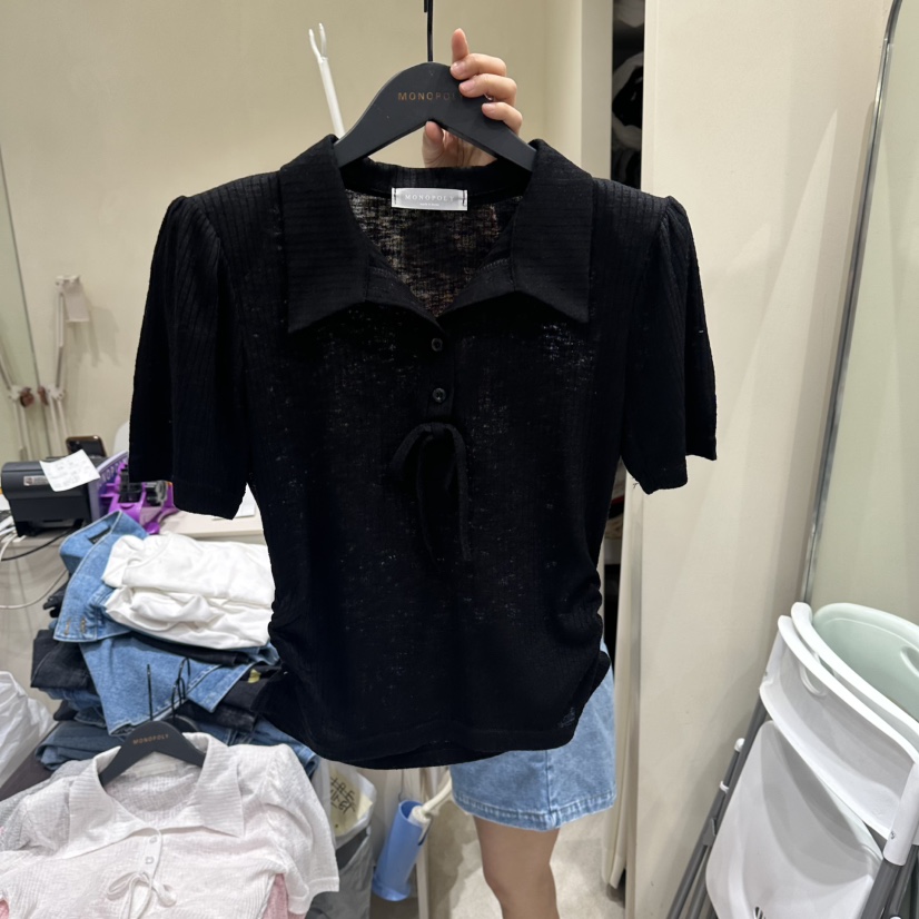 MONOPOLY韓國直郵實拍女裝新款職業26夏季人氣休閑熱賣T恤MONO_POLYT恤圖色4