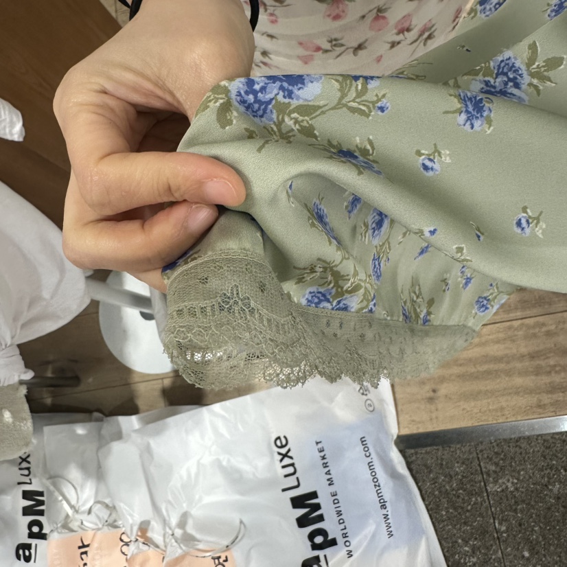 ASSEMBLY韓國直郵實拍女裝新品休閑推薦時尚職業長裙蕾絲ASSEMBLY長裙