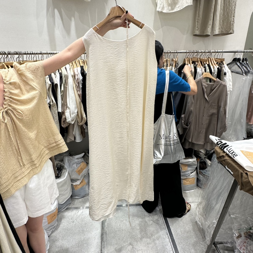 G.I-L韓國東大門直郵女士新品休閑推薦職業26夏季連衣裙含繩G.I-L連衣裙