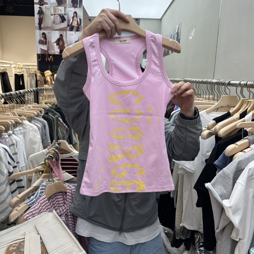 STICK WITH韓國直郵女裝新品推薦熱賣26春夏休閑吊帶背心STICK WITH吊帶/背心圖色2