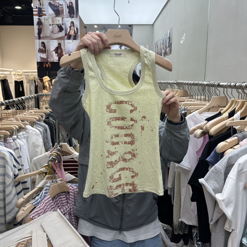 STICK WITH韓國直郵女裝新品推薦熱賣26春夏休閑吊帶背心STICK WITH吊帶/背心圖色3