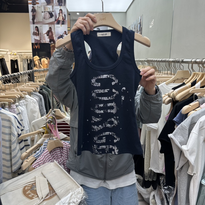 STICK WITH韓國直郵女裝新品推薦熱賣26春夏休閑吊帶背心STICK WITH吊帶/背心圖色4