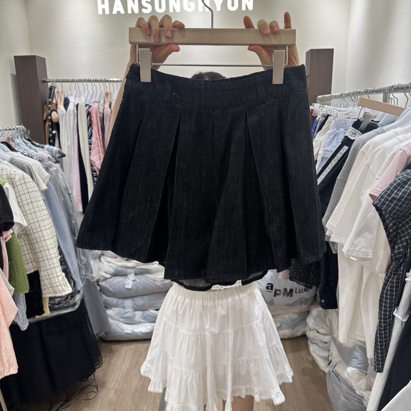 HANSUNGHYUN韓國直郵女裝新款職業26春夏推薦人氣短褲褶皺HANSUNGHYUN短褲圖色1