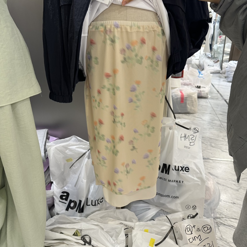REFLAT韓國直郵實拍女裝新款時尚26夏季職業熱賣人氣長裙REFLAT長裙圖色1