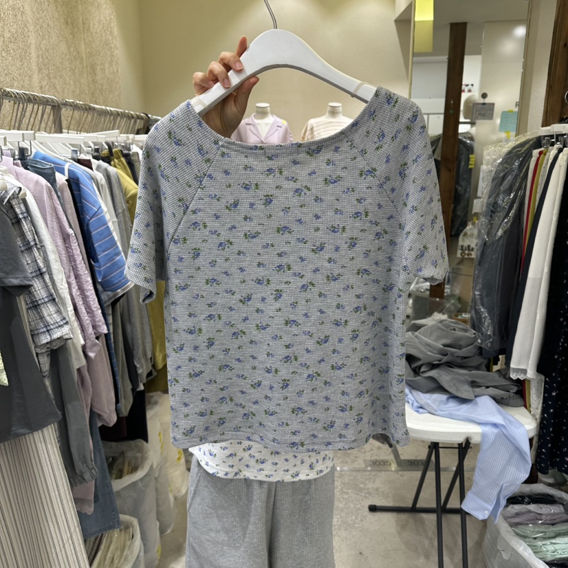 REFLAT韓國直郵女裝新品26春夏休閑職業26夏季熱賣人氣T恤REFLATT恤