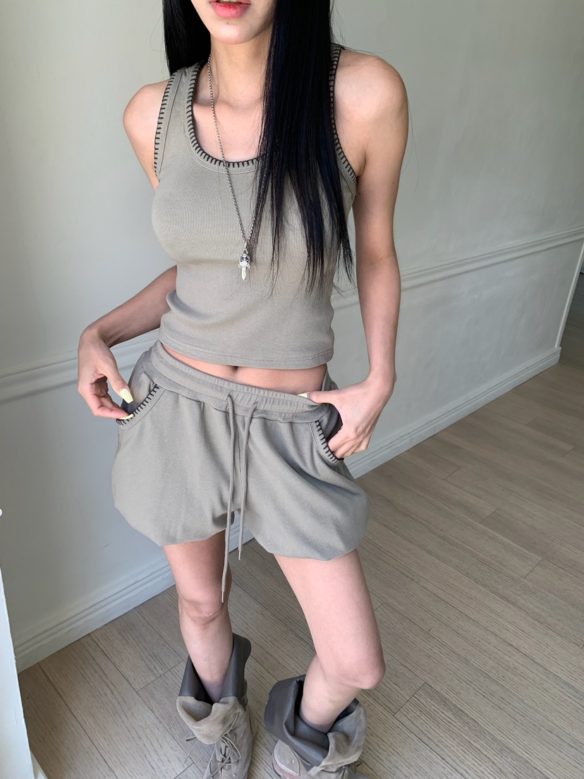 BADCALM韓國東大門直郵女士新款人氣26夏季熱賣時尚吊帶背心BADCALM吊帶/背心圖色3