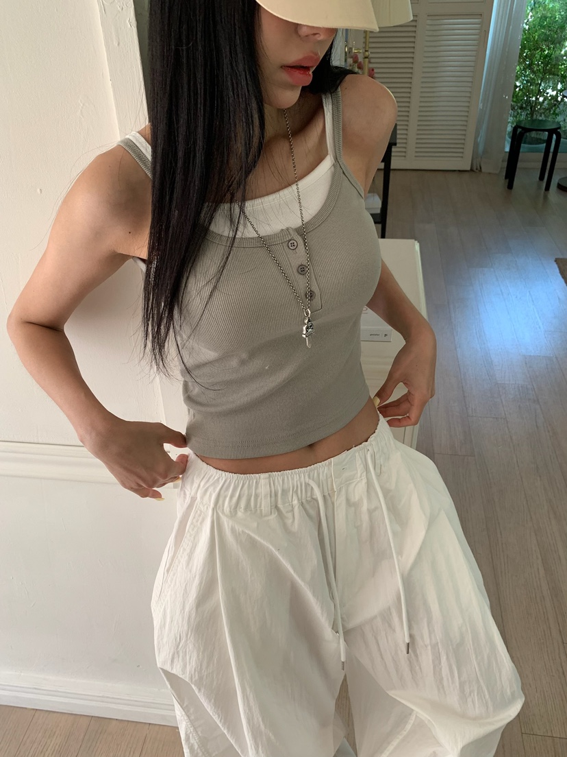 BADCALM韓國東大門代購女士新品職業休閑26夏季時尚吊帶背心BADCALM吊帶/背心