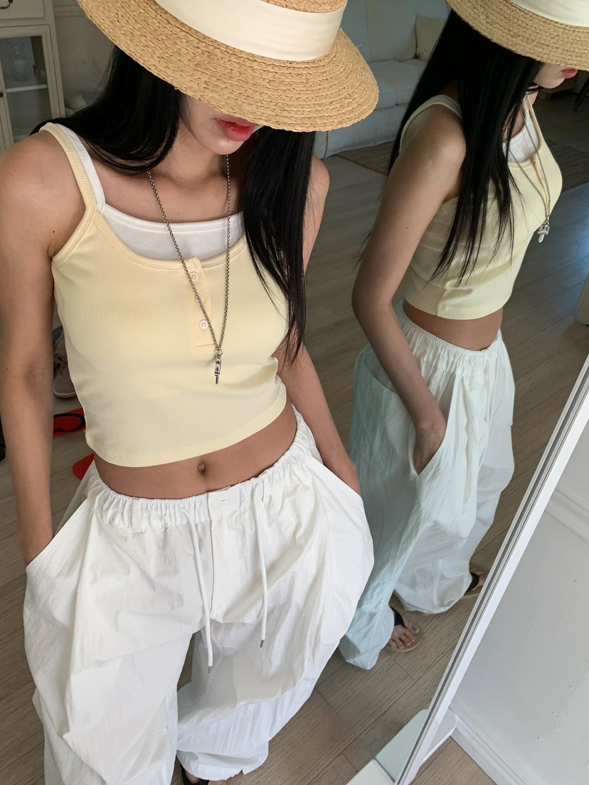 BADCALM韓國東大門代購女士新品職業休閑26夏季時尚吊帶背心BADCALM吊帶/背心圖色6