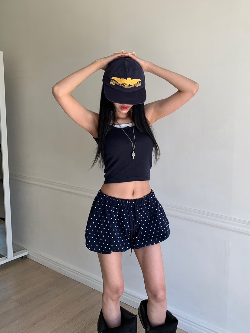 BADCALM韓國代購女士新品職業人氣26春夏推薦時尚休閑短褲BADCALM短褲