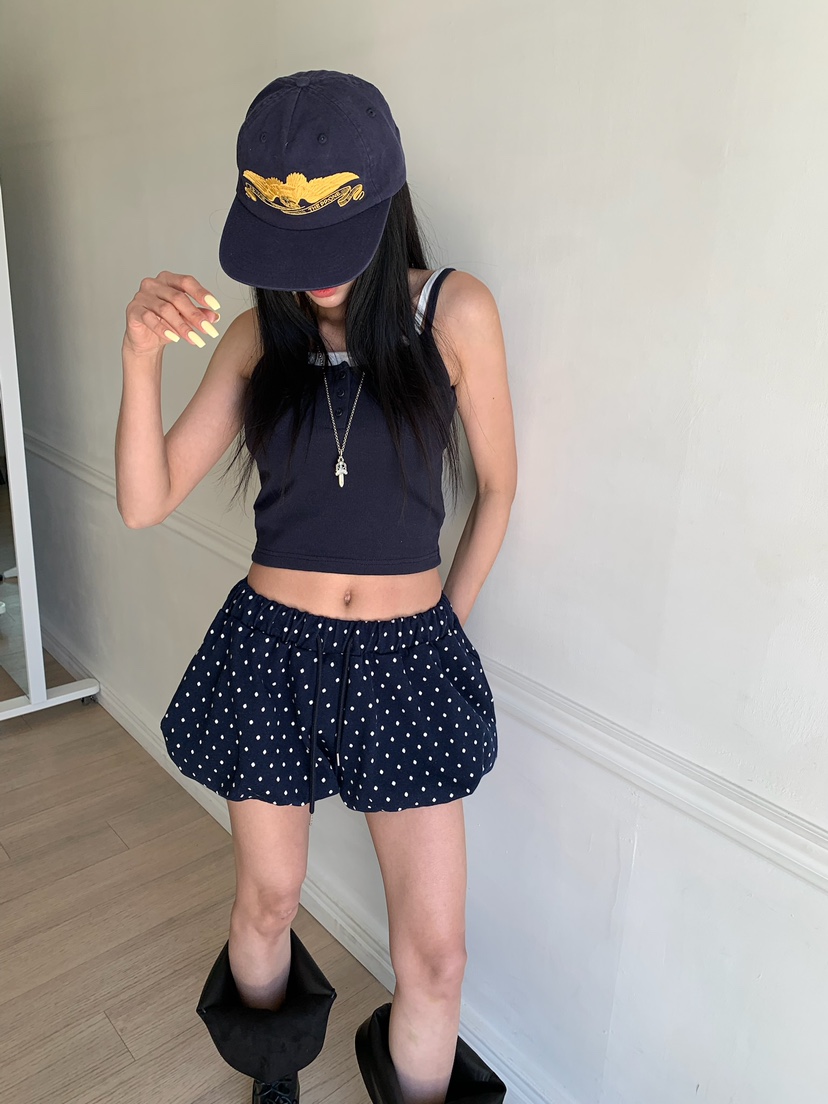 BADCALM韓國代購女士新品職業人氣26春夏推薦時尚休閑短褲BADCALM短褲圖色1