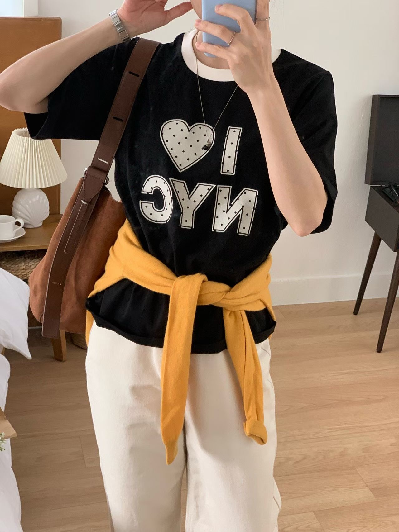 ARHEE韓國代購女士新款熱賣推薦26夏季26春夏人氣時尚T恤ARHEET恤圖色2