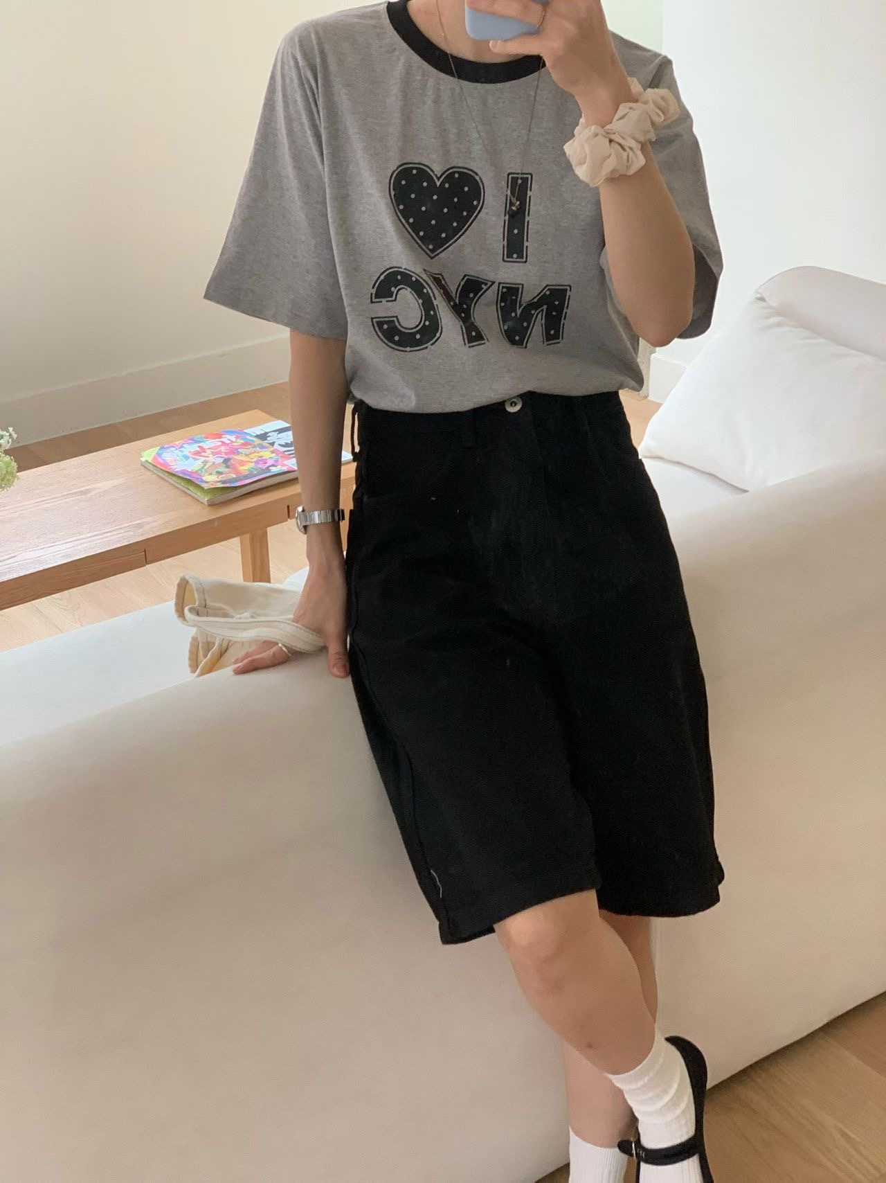 ARHEE韓國代購女士新款熱賣推薦26夏季26春夏人氣時尚T恤ARHEET恤圖色3
