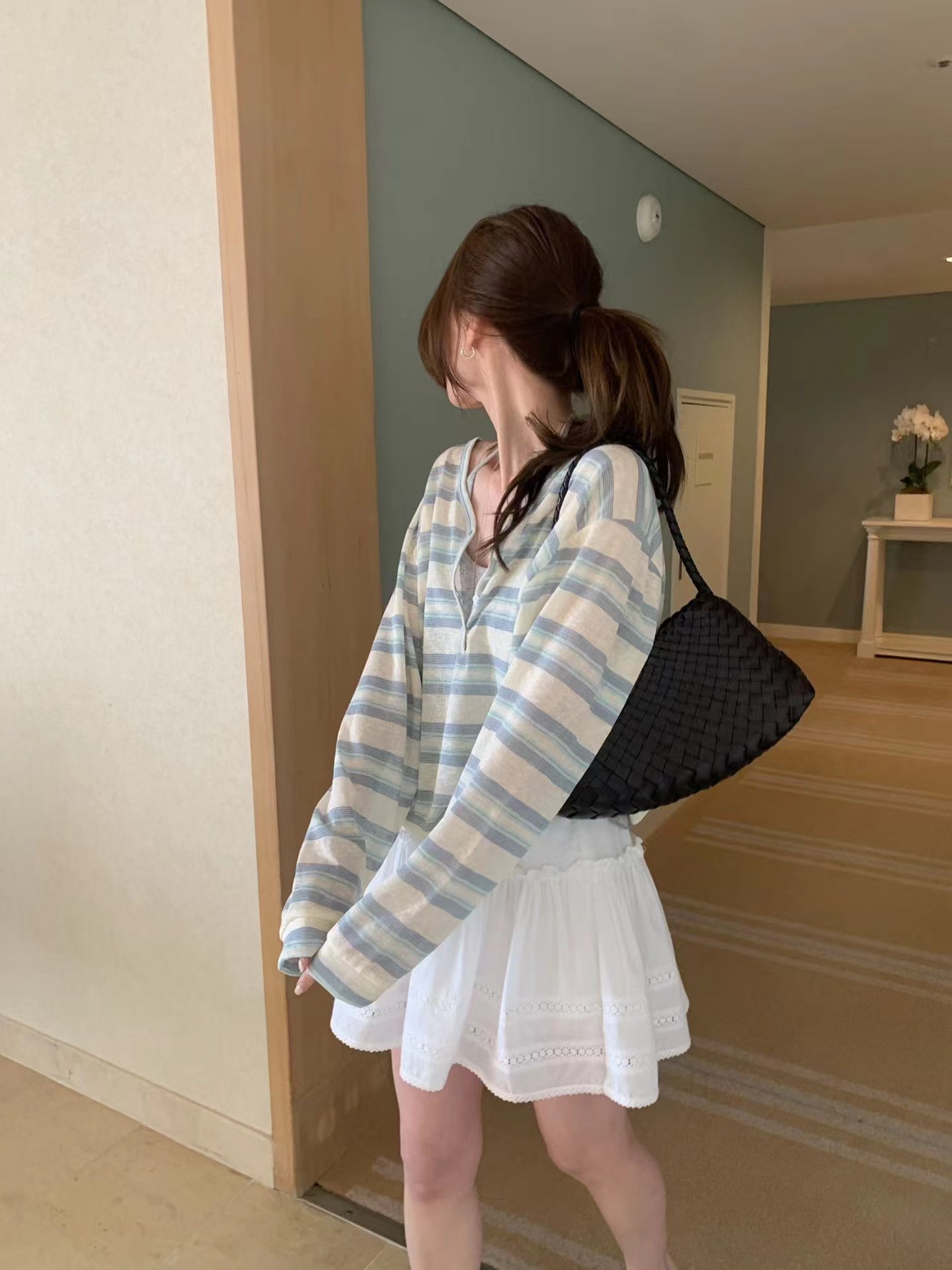 MELLOUNGE-멜라운지-T韓國東大門直郵女士新品休閑長袖T恤不含內搭MELLOUNGE-2件起長袖T恤