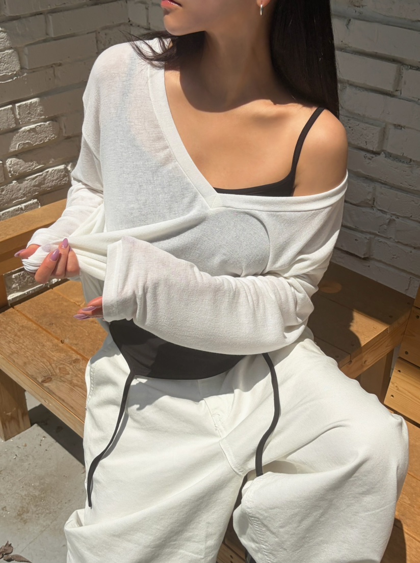 BYRING韓國東大門代購女士新品推薦26夏季吊帶背心不含內搭BYRING吊帶/背心
