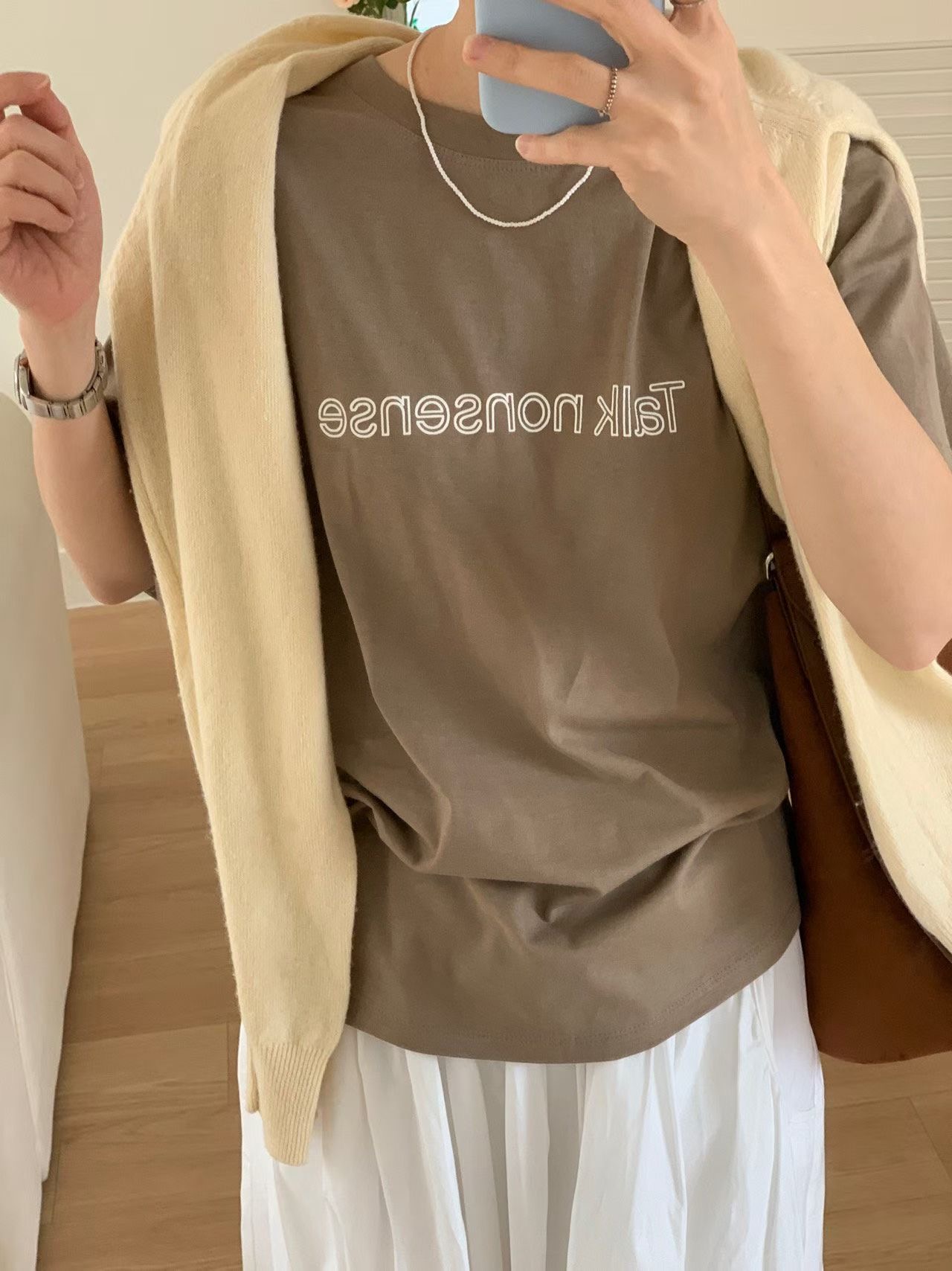 ARHEE東大門實拍韓國女裝新款26春夏26夏季熱賣人氣職業T恤ARHEET恤圖色1