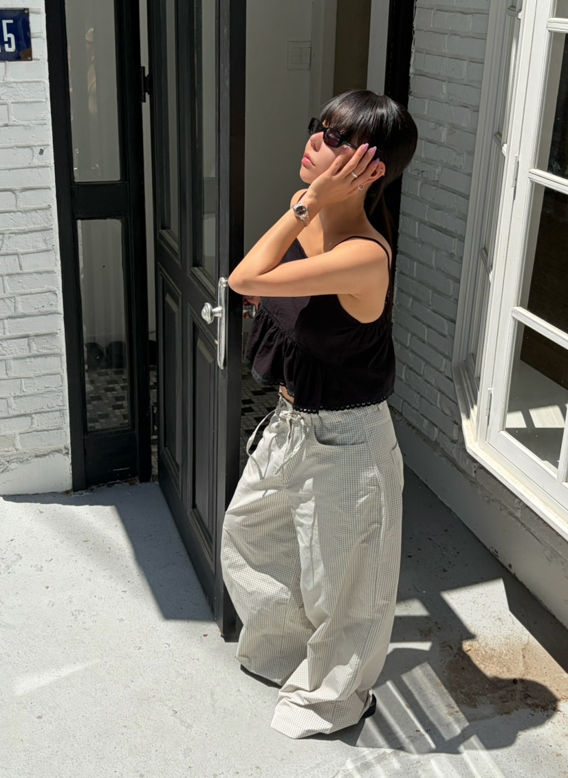 BYRING韓國直郵實拍女士新款休閑推薦時尚職業26夏季吊帶背心BYRING吊帶/背心