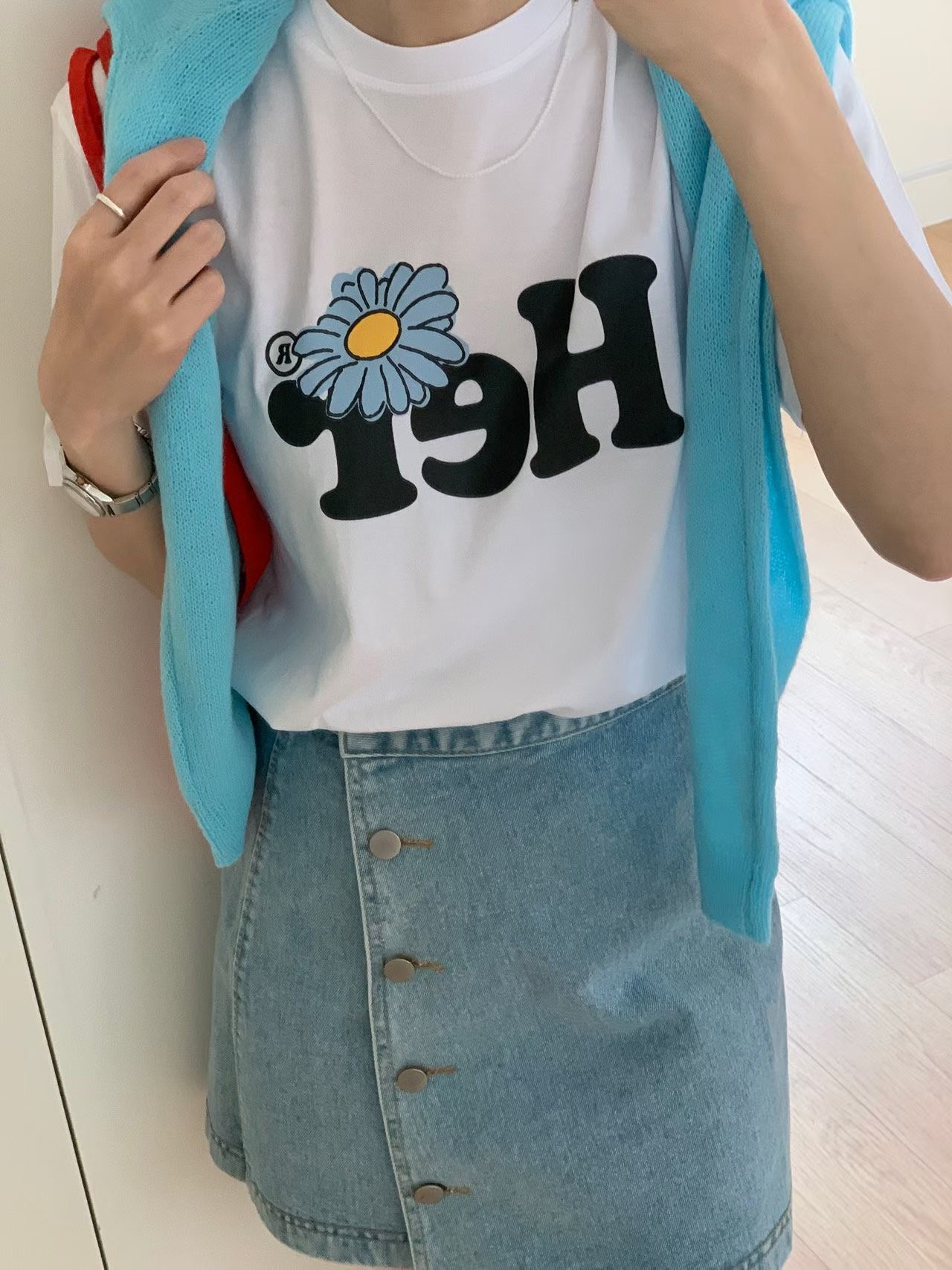 ARHEE韓國直郵實拍女士新品26春夏26夏季時尚推薦人氣T恤ARHEET恤