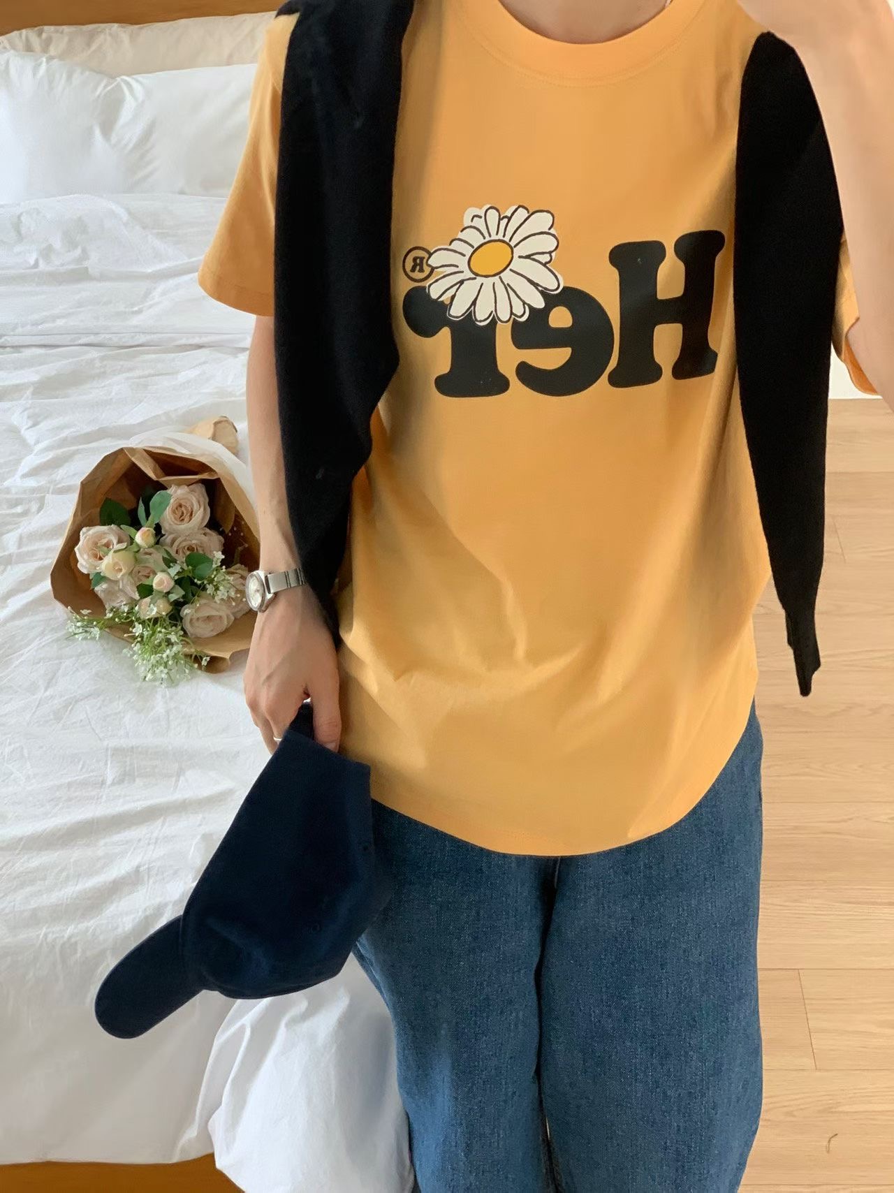 ARHEE韓國直郵實拍女士新品26春夏26夏季時尚推薦人氣T恤ARHEET恤圖色2