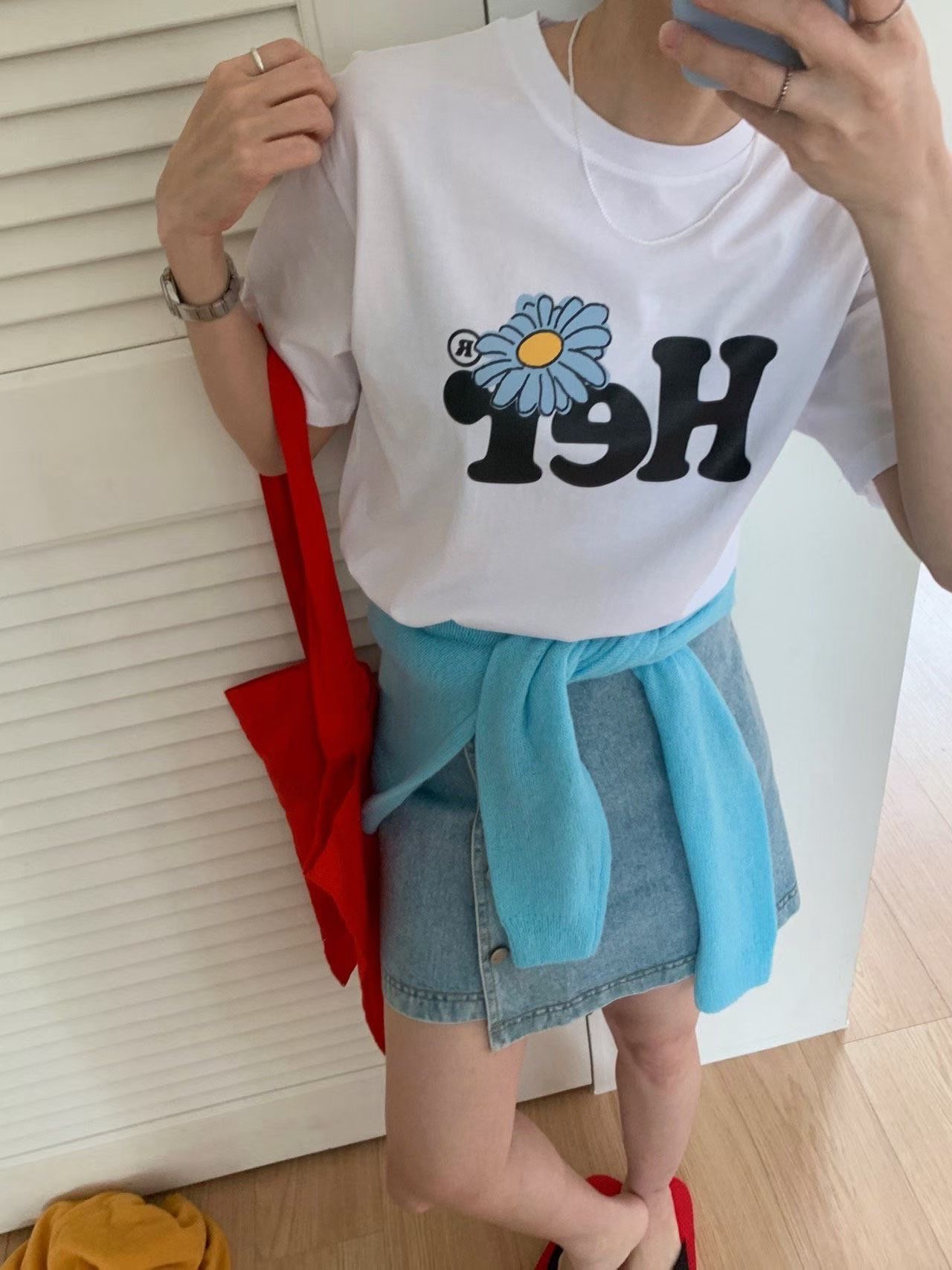 ARHEE韓國直郵實拍女士新品26春夏26夏季時尚推薦人氣T恤ARHEET恤圖色3