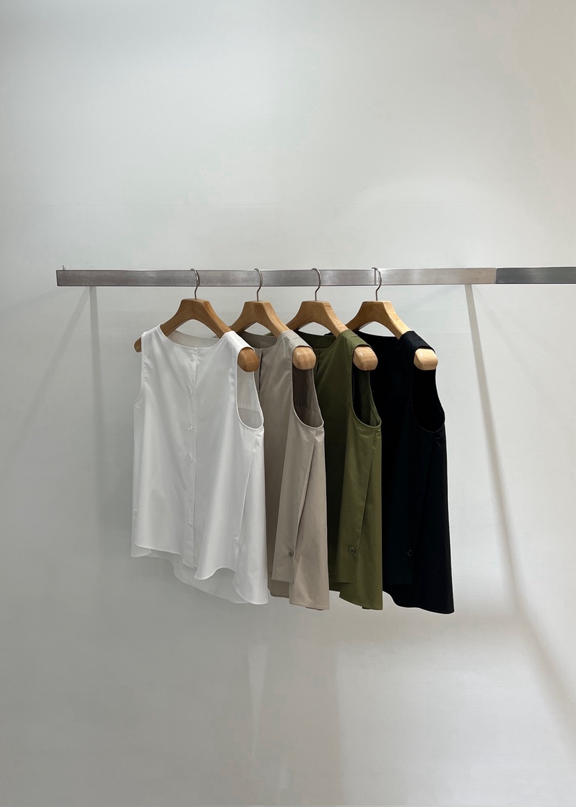 ONESTASTE韓國東大門代購女裝新品26春夏時尚吊帶背心紐扣TASTE/ONESTASTE吊帶/背心