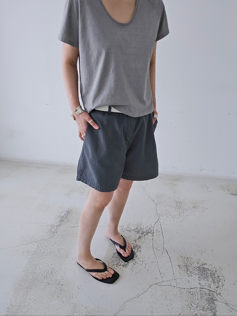 J SHOP韓國代購女士新款時尚人氣推薦26春夏26夏季短褲人字紋J_SHOP短褲
